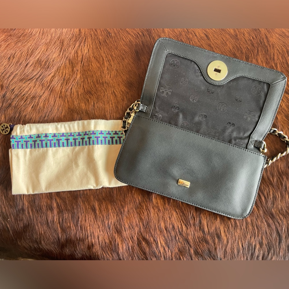 Authentic Tory Burch Black Purse